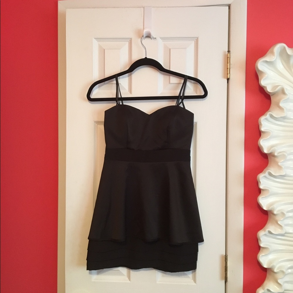 BCBG Strapless Cocktail dress, Black - Size 0